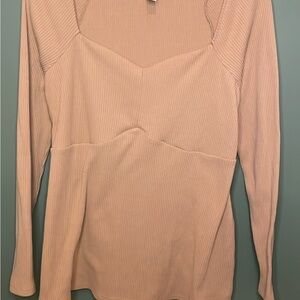 Maternity Soft Stretch Long Sleeve Ribbed Knit Top- Ingrid & Isabel